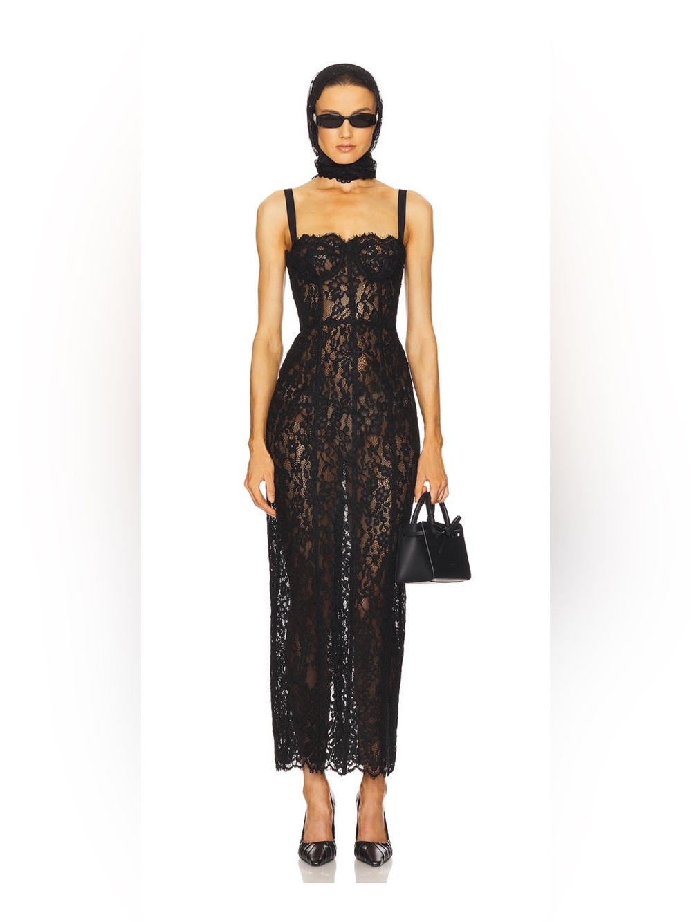 Helsa Lace Column Dress